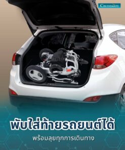 รถเข็นไฟฟ้า CM-2055_พับเก็บ