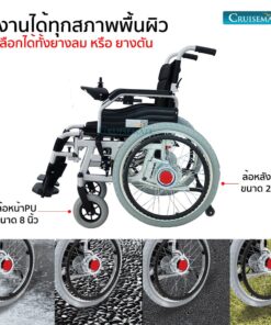 ล้อหน้า8นิ้ว ล้อหลัง22นิ้ว