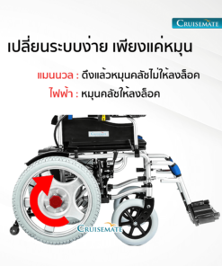 เปลี่ยนระบบการทำงานรถเข็นไฟฟ้า