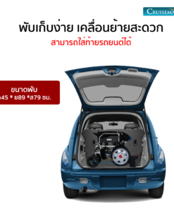 รถเข็นพับเก็บใส่รถ