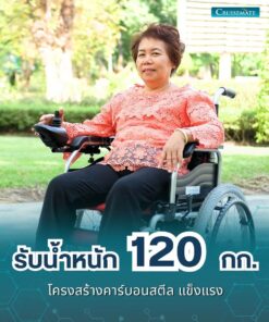 รถเข็นไฟฟ้า CM-102EB_รับน้ำหนัก