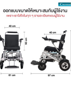 รายละเอียดรถเข็นไฟฟ้า รุ่น CM-1002