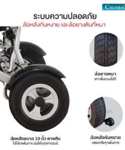 ความปลอดภัยรถเข็นไฟฟ้า รุ่น CM-1002