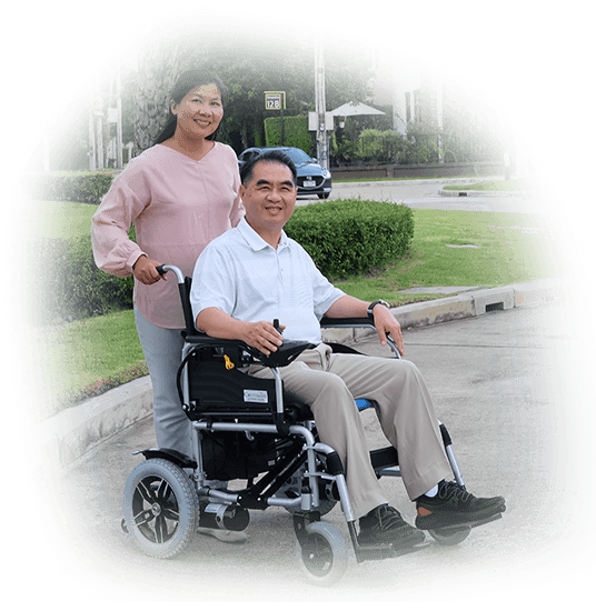 Customer electric wheelchair CM-102EB