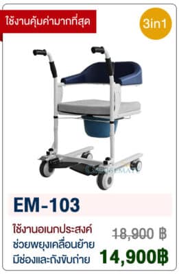 รถเข็นเคลื่อนย้าย รุ่น EM-103