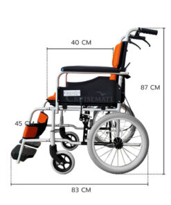 วีลแชร์ CM-112MX_สเกลด้านข้าง