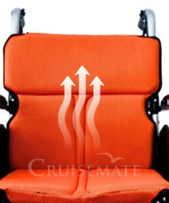 วีลแชร์ CM-112MX_เบาะรองนั่งระบายอากาศ