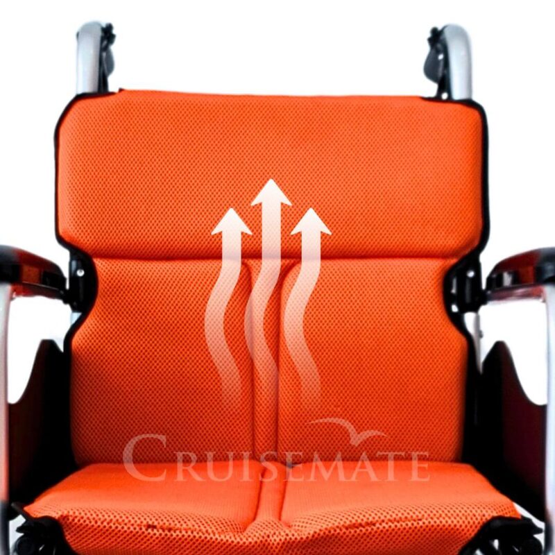 วีลแชร์ CM-112MX_เบาะรองนั่งระบายอากาศ
