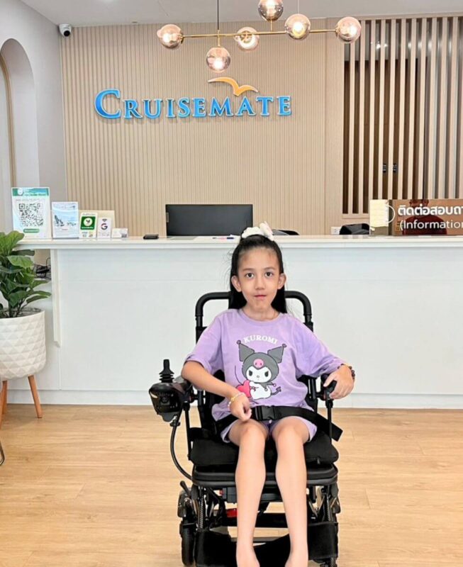 รีวิวลูกค้าใช้รถเข็นไฟฟ้า น้ำหนักเบา สำหรับเด็ก