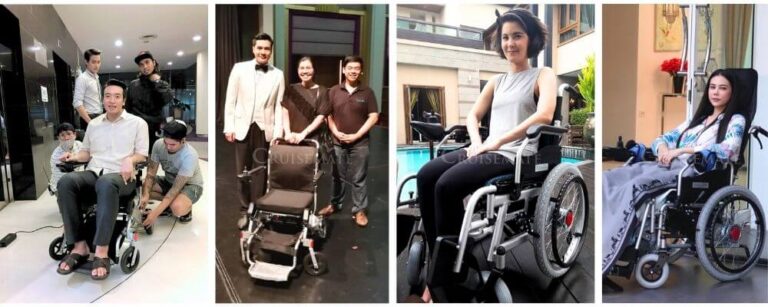 ลูกค้าที่ไว้วางใจใช้รถเข็นไฟฟ้า Cruisemate