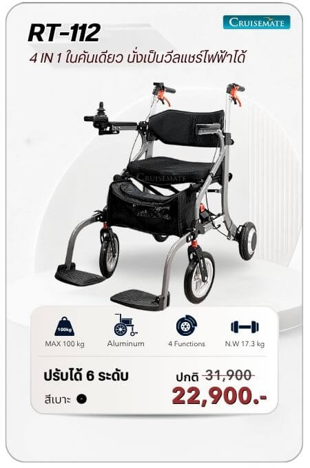 รถเข็นช่วยพยุงเดินแบบไฟฟ้า