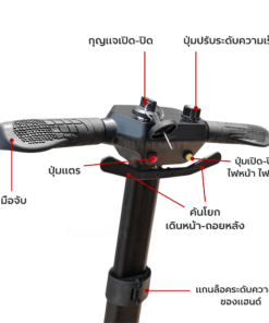 สกู๊ตเตอร์ไฟฟ้า CM-504_ส่วนประกอบแฮนด์รถ