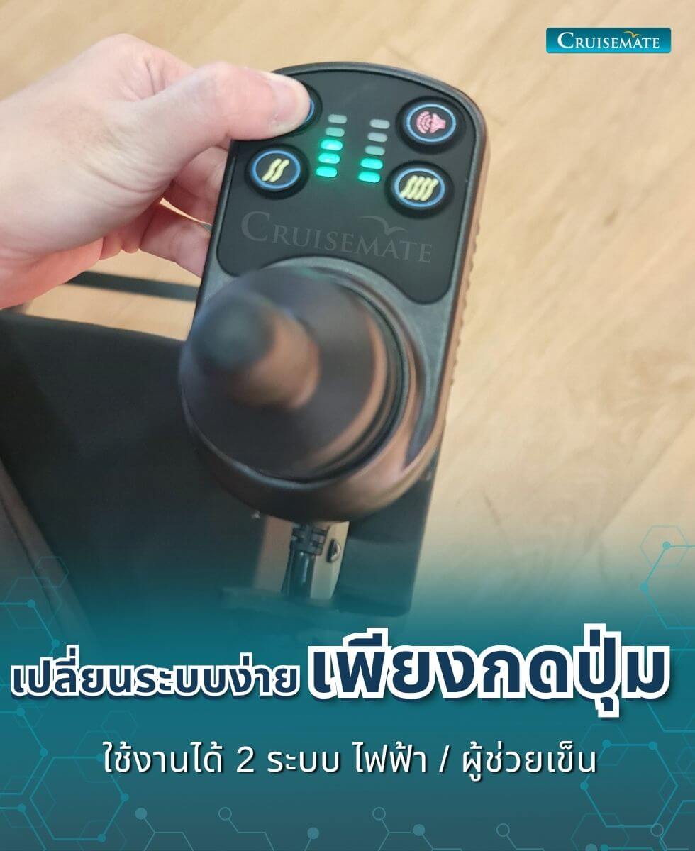 วีลแชร์ไฟฟ้าน้ำหนักเบา รุ่น CM-Shine - Image 8